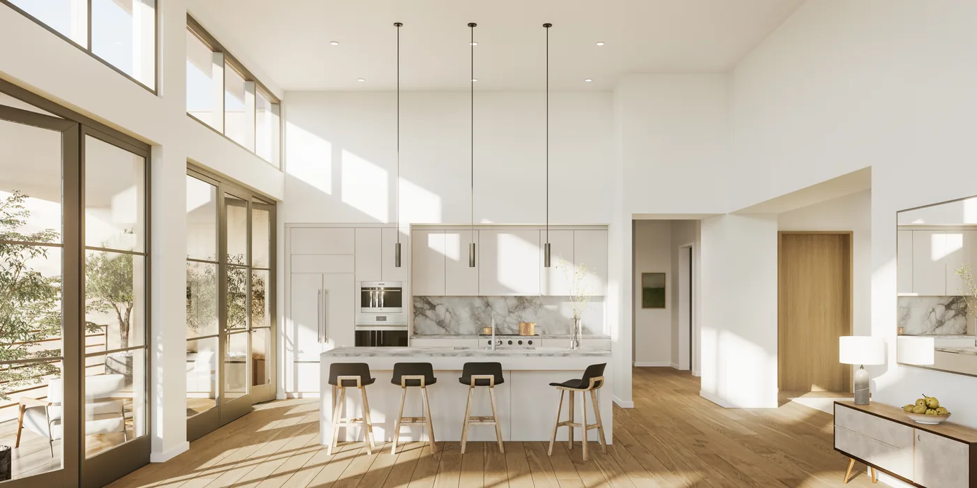SCIC kitchen in a Yerba Buena Island residence